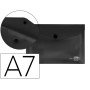 Bolsa Porta Documentos com Mola Din A7 Preto Opaco