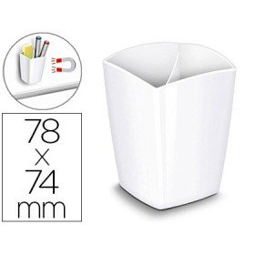 Porta Lapis Cep Magnetico Branco 78X74X95 Mm