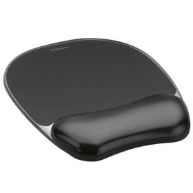 Tapete Para Rato Fellowes Preto com Apoio de Pulsos de Gel
