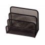 Suporte Para Cartas Metalico de Rede Preto