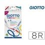 Marcador Giotto Turbo Glitter Purpurina Caixa de 8 Unidades