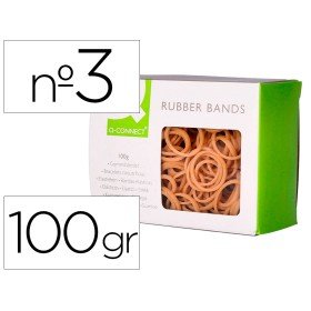 Elasticos Q-Connect 100 Gr Numero 3