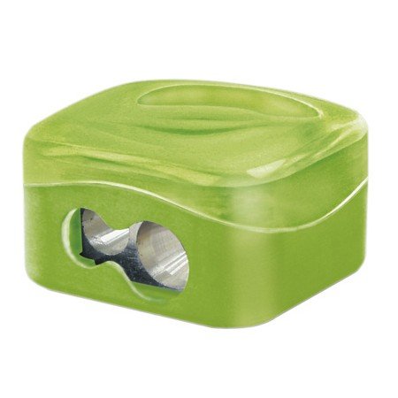 Apara Lapis M+R Metalico 2 Usos com Deposito Cores Sortidas