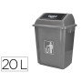 Contentor de Lixo Industrial Q-Connect com Tampa de Empurrar 20 L 340X240X450 Mm