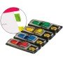 Bandas Separadoras Post-It Index 4 Cores Azul, Amarelo, Verde E Vermelho
