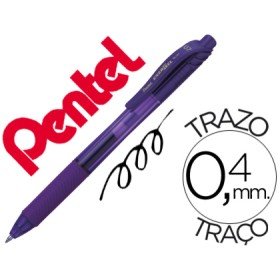 Roller Pentel Energel Bl107 0,7Mm Violeta