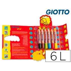 Lapis de Cor Giotto Bebe 6 Unidades