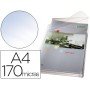 Bolsa Catalogo/Mica Esselte Din A4 Pvc 170 Microns com Fole E Aba Superior Capacidade 200 Folhas Pack de 5 Unidades
