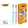 Esferografica Bic Quatro Cores Pastel Edicao Limitada