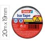 Fita Adesiva Isoladora Tesa 20Mt x 19 Mm Cor Preto