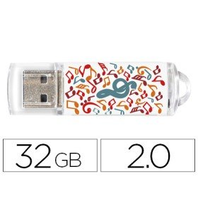 Pen Drive Techonetech Flash Drive 32 Gb 2.0 Music Dream