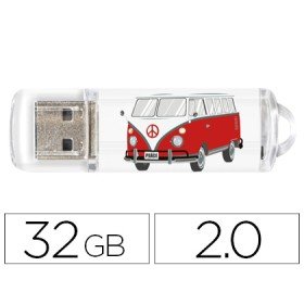 Pen Drive Techonetech Flash Drive 32 Gb 2.0 Camper Van-Van