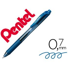 Roller Pentel Energel Bl107 0,7 Mm Azul Marinho