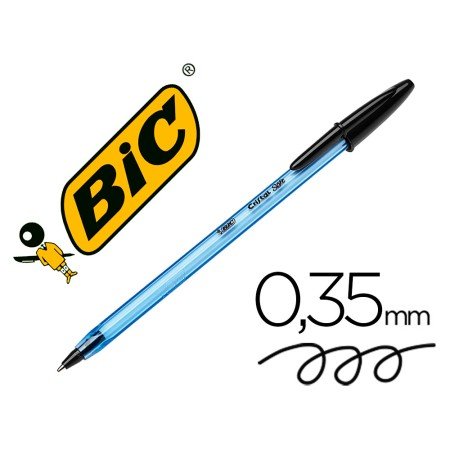 Esferografica Bic Cristal Soft Preto Ponta de 1,2 Mm