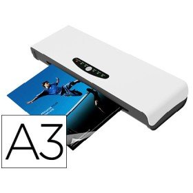 Plastificadora Q-Connect Kf-16915 Din A3 Alto Rendimento Frio / Quente 4 Rolos Ate 250 Microns