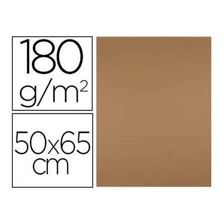 Cartolina 50X65 Cm 180 Gr Castanho Claro Pack de 25