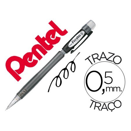 Lapiseira Pentel Ax105 Fiesta 0,5 Mm Preto