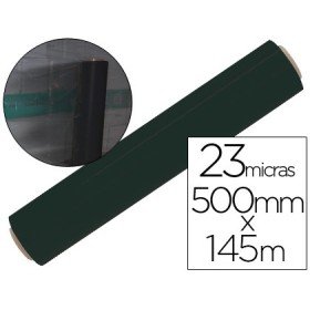 Filme em Bobine Preto com 500 Mm de Largura E 145 Mt de Comprimento Espessura de 23 Microns