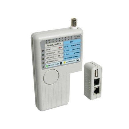 Testador de cabo wp rj11 - rj12 - rj45 - bcn - usb