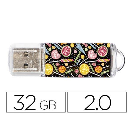 Pen Drive Techonetech Flash Drive 32 Gb 2.0 Candy Pop