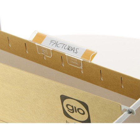 Visor de Plastico Gio Transparente 8,5X1,5 Cm