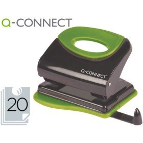 Furador Q-Connect Metalico Capacidade Para 20 Folhas
