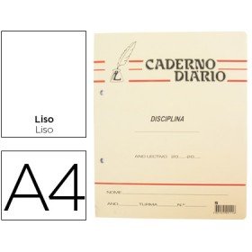 Caderno Diario Pena Liso Agraf B5 40 Folhas