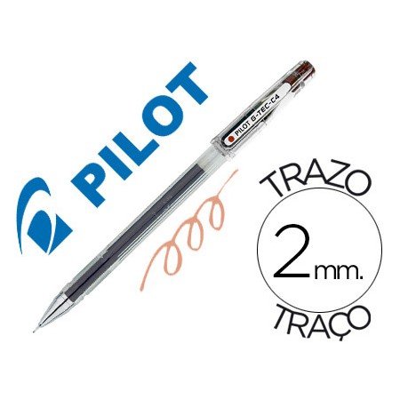 Esferografica Pilot Ponta Fina G-Tec-C4 Sepia