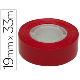 Fita Adesiva Apli 33 Mt x 19 Mm Cor Vermelho