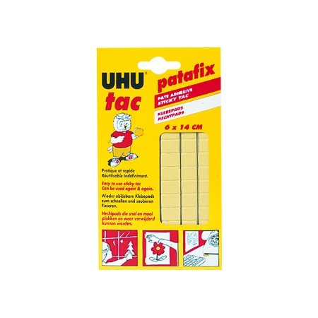 Massa Adesiva UHU Patafix Amarelo