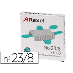 Agrafes Rexel 23/8 Aco Caixa de 1000 Unidades