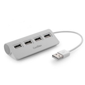 Cubo de alumínio Coolbox 4 portas usb 2.0