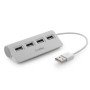 Cubo de alumínio Coolbox 4 portas usb 2.0