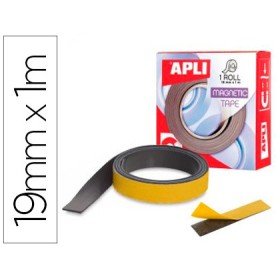 Fita Adesiva Apli Magnetica 19Mm x 1M