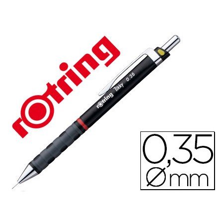 Lapiseira Rotring Tikky 0,35 Mm Preta