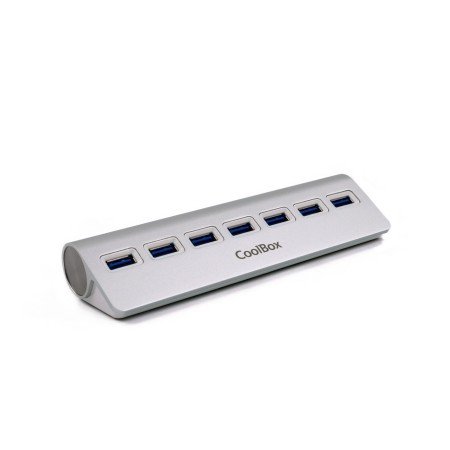 Coolbox alu hub - 3 7 portas usb3.0