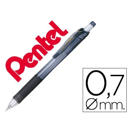 Lapiseira Pentel Energize x 0.7 Mm -Preta