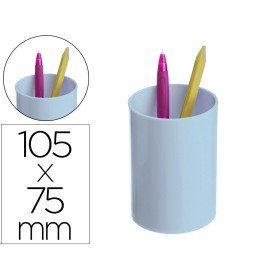 Porta Lapis Archivo 2000 Ecogreen Plastico 100% Reciclado E Reciclavel Cor Azul Pastel