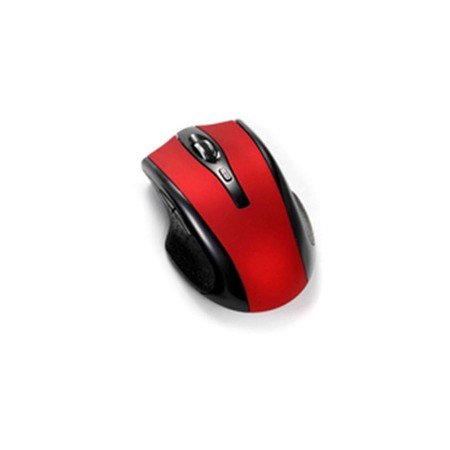 Rato Q-Connect Optico Sem Fios 1000 Dpi Recetor USB 2,4 Ghz Vermelho