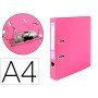 Pasta de Arquivo de Alavanca Documenta Pvc Din A4 Lombada 52 Mm Rosa