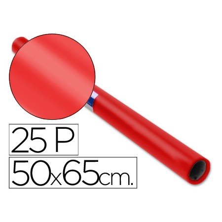 Papel Lustro Sadipal 50 x 65 Cm 65 Gr Vermelho