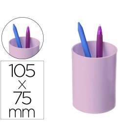 Porta Lapis Archivo 2000 Ecogreen Plastico 100% Reciclado E Reciclavel Cor Rosa Pastel