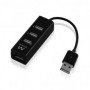 hub usb 4 portas ewent - usb 2.0 - preto