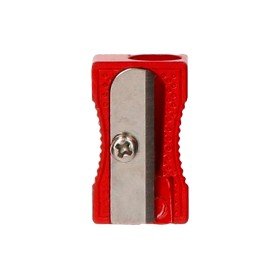 Apara Lapis Metalico 1 Uso Cor Vermelho