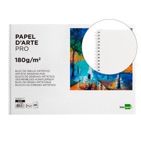 Bloco de Desenho Artistico Espiral 460X325Mm 20 Folhas 180 Gr Sem Esquadria