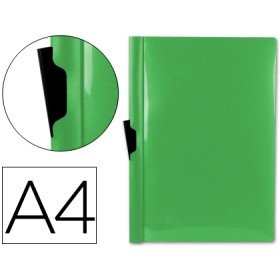 Bolsa Dossier com Clip Lateral Din A4 Verde 60 Folhas
