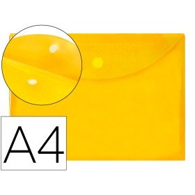 Bolsa Porta Documentos Din A4 Amarelo