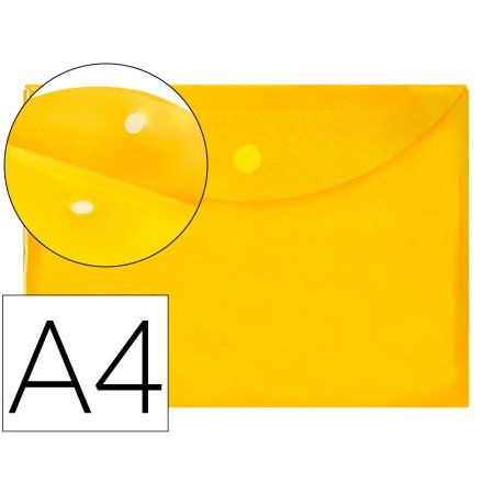 Bolsa Porta Documentos Din A4 Amarelo