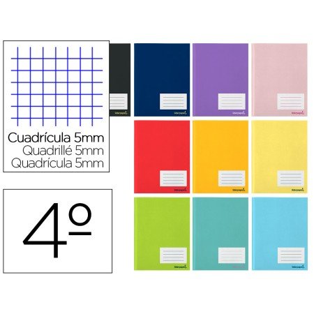 Caderno Agrafado Din A5 80 F Quadricula 5Mm 60Gr com Margem