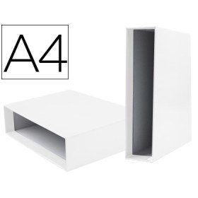 Caixa Para Pasta de Arquivo de Alavanca Documenta Din A4 Lombada 75 Mm Branca